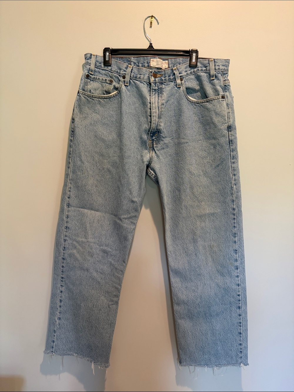 Straight-Leg Light Blue Men's Jeans - Classic Denim